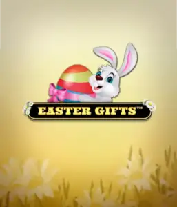 Celebrate the spirit of spring with Easter Gifts by Spinomenal, highlighting a delightful Easter theme with cute spring motifs including bunnies, eggs, and blooming flowers. Dive into a scene of spring beauty, filled with entertaining gameplay features like special symbols, multipliers, and free spins for an enjoyable time. Great for players who love seasonal fun.